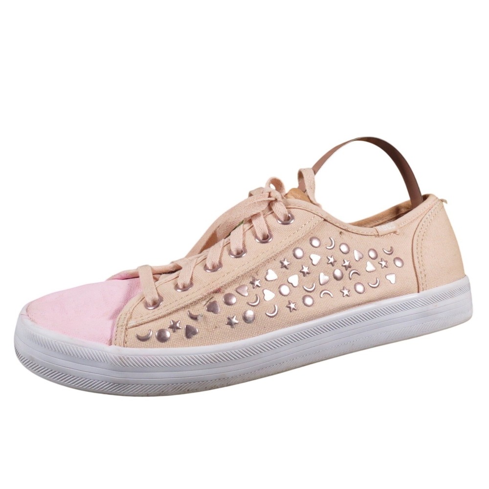 Keds Kickstart Women's 7 Pink Canvas Stud Embellished‎ Sneakers Casual Cute